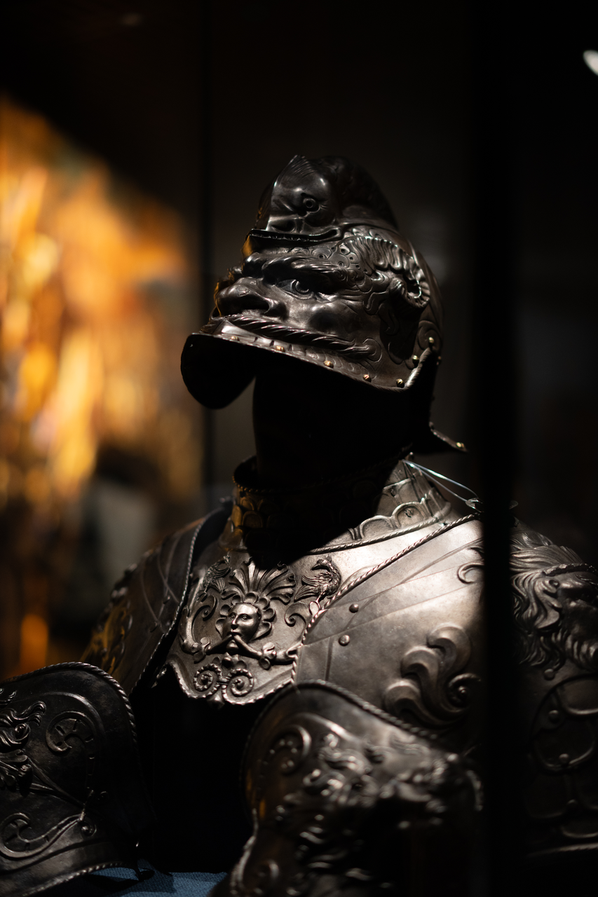 Embossed armour