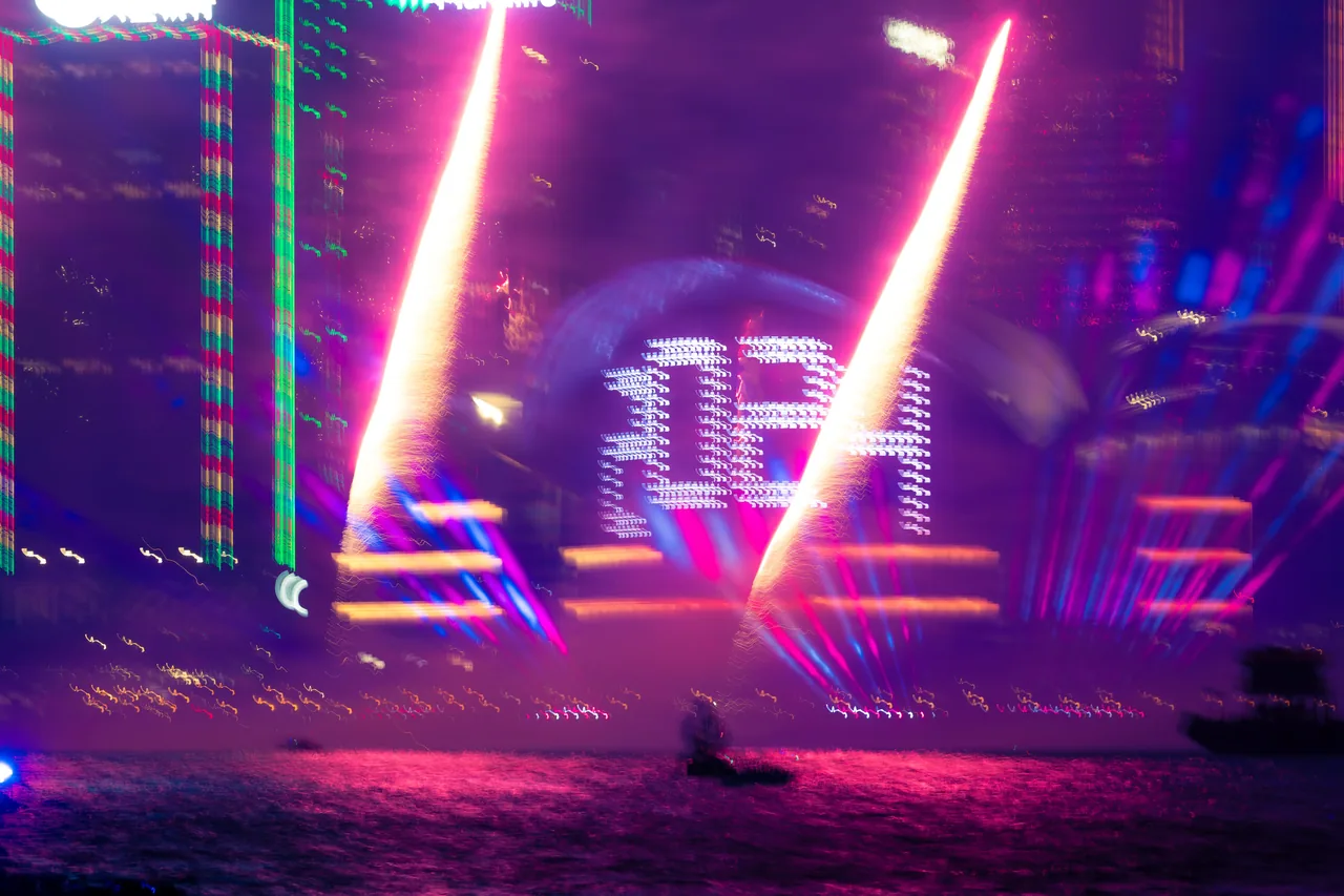 Hong Kong 2024 New Year Fireworks